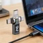 NAMA 240W PD Bộ chuyển đổi USB C sạc nhanh có thể xoay được với màn hình nguồn thời gian thực cho thiết bị