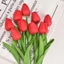 ROLY 10 Chiếc Bó Hoa Tulip, Hoa Tulip Nhân Tạo Chống Phai Màu Nhánh Dài, Cảm Ứng Thật Như Thật Hoa Tulip Nhân Tạo Hoa Giả Cưới