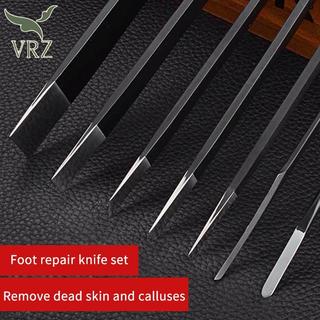 VRZ Bộ Dao Làm Móng Chân Callus Dụng Cụ Cắt Móng Tay Để Loại Bỏ Chết Da Cạp Sửa Chữa Nhà Chân Móng Tay Rãnh Hiện Vật HOT