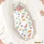 Túi ngủ sơ sinh CHEESELY, Khăn quấn Cotton mềm mại cho bé, Bán chạy Chống đá Có thể điều chỉnh ấm áp cho trẻ sơ sinh Trang phục sinh