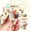 Meow Pal Crystal Blind Box Mini Hình Set - 12 Chiếc Năng Lượng Pha Lê Mèo Đế Trang Trí Bàn Làm Việc Dễ Thương Sưu Tập Quà Tặng Bán Buôn