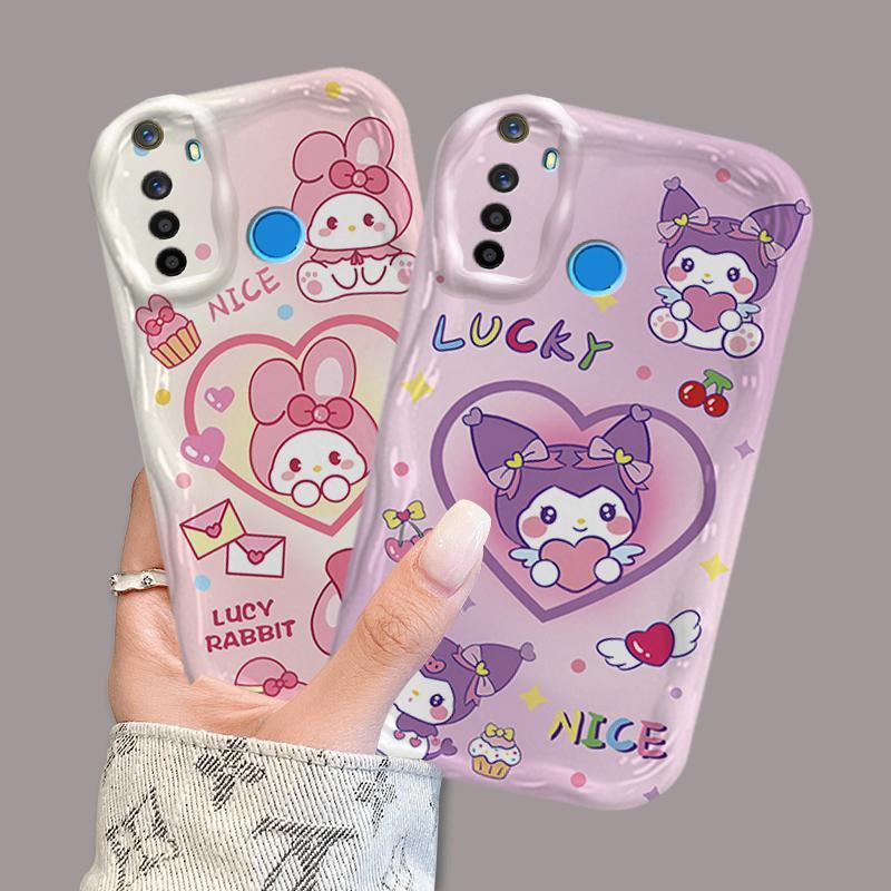 Vỏ silicon hoạt hình cho Realme 5 5i 5S 6i 3D TPU mềm Sanrio Kuromi Cặp đôi My Melody Vỏ điện thoại chống sốc
