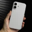 Dành Cho apple 17 Ốp Điện Thoại Hình Học Sọc Ba Chiều Siêu Mỏng 17promax Đen Nguyên Chất Mờ 16