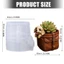 Kool Khuôn Hoa Silicon Chân Nến Khuôn Silicon Succulents Planter Xi Măng Khuôn