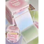 Giấy Dán Ghi Chú Miếng Dán Chỉ Số Nhãn Kéo Ra Cuộn Băng Ghi Nhớ Miếng Lót 256 Tờ Tự Dính Ghi Chú Viết Hoàn Toàn Dính Nhiều Màu Gradient