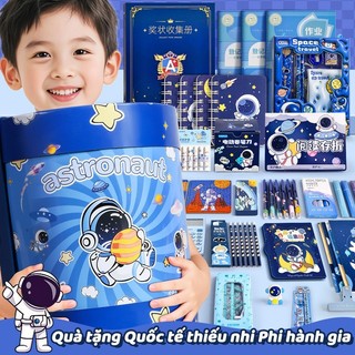 Hộp Quà Tặng Văn Phòng Phẩm Bộ Quà Tặng Đồ Dùng Học Sinh Dễ Thương Hình Phi Hành Gia 1/6 Lý Tưởng Cho Mùa Tốt Nghiệp
