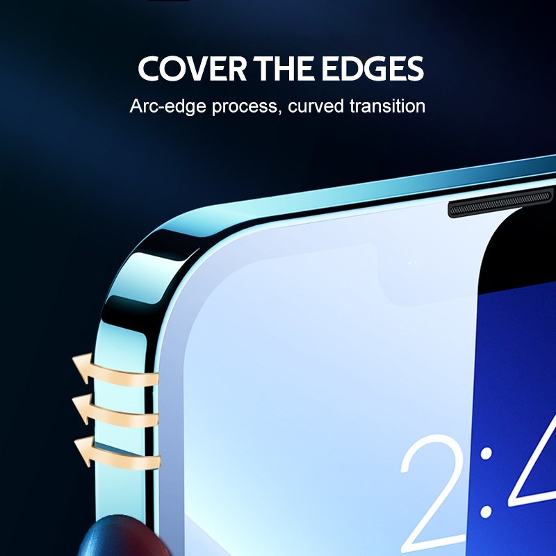 Cường Lực iPhone KK VMOX Tự Dán Tự Hút Bụi, Chống Nhìn Trộm Full Màn Cho iPhone X/XS/XR/11/12/13/14/15/16/17/Pro/Max/Air