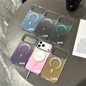 Ốp điện thoại chất liệu Acrylic gradient phun cát cho iPhone 17 Pro Max