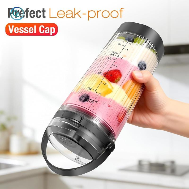 Dành cho Phụ kiện máy xay sinh tố cầm tay Blast- Cốc xay sinh tố (18 Oz), Bình trộn có nắp đậy & nắp đậy cho dòng BC100 & dòng BC151 Đen