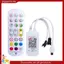 WS2812B Bộ Điều Khiển Bluetooth Cho Đèn LED Dải Địa Chỉ 5050 RGB Băng LED 24 Phím Điều Khiển Thông Minh Âm Nhạc Từ Xa