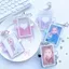 Hộp đựng thẻ OLVIDO, Đôi cánh thiên thần đầy màu sắc Giá đỡ Photocard 3 Inch của Kpop, Dễ thương với Móc khóa Màn hình Túi đựng thẻ Acrylic Mặt dây chuyền