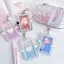 Hộp đựng thẻ OLVIDO, Đôi cánh thiên thần đầy màu sắc Giá đỡ Photocard 3 Inch của Kpop, Dễ thương với Móc khóa Màn hình Túi đựng thẻ Acrylic Mặt dây chuyền