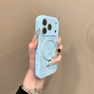 Ốp điện thoại khung từ silicon lỏng hoạt hình thích hợp cho iPhone 17 Pro Max 16 15 14 13 12 11 Pro Max bảo vệ camera chống sốc và chống rơi mặt sau mềm