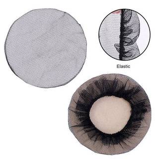 SAFENH Lưới đàn hồi màu đen Snood Hair Net Bun Cover cho múa ba lê Y tá VN