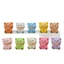 Macaron Kẹo Màu Mini Gấu Nhựa Hình - 3cm Hoạt Hình Dễ Thương DIY Thủ Công Phụ Kiện Trang Trí Bàn Làm Việc Sưu Tập Quà Tặng