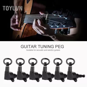 toyuvn Mingzhe LOCKING GUITAR ĐIỀU CHỈNH PEGS PHÍM BỀN ĐỂ GẮN ĐIỆN ÂM DỄ DÀNG (6 Bên phải)
