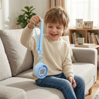 Túi đựng thú cưng điện tử PYCOU, Bảo vệ dây buộc chống rơi trong suốt, Vỏ bảo vệ dây buộc có thể điều chỉnh mềm cao cấp cho Tamagotchi Paradise ngoài trời