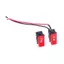 Ge 5 Chiếc Sừng Công Tắc Nút Ô Tô Xe Đạp E Xe Máy Sừng Đa Năng Tạm Thời Đẩy Roer Công Tắc Nhựa 2 Pin Tự Cài Lại Đỏ n