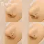 Mũi Nhẫn Kẹp Trên Crystal Zircon Vàng - Trang Sức Phối Dụng Cho Phụ Nữ