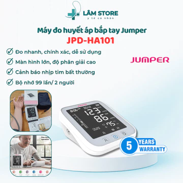 Jumper JPD-HA101 – Giải pháp đo huyết áp chính xác tại nhà!