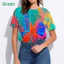 Áo thun graffiti splash ink 3D màu vui nhộn cho nam nữ, phù hợp mặc mùa hè