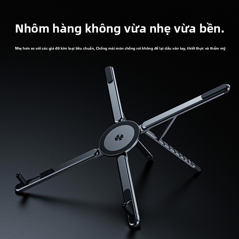 2026 Từ Hợp Kim Nhôm Giá Đỡ Điện Thoại Di Động Đa Năng Di Động Máy Tính Bảng Điện Thoại Notebook Đa Năng Giá Đỡ