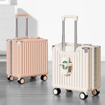 Vali du lịch người nổi tiếng Vali du lịch xách tay gọn nhẹ cỡ nhỏ Vali kéo mật khẩu khung nhôm vali công tác Siêu bền!
