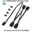 Cáp nối dài bộ chia 1 đến 4 ARGB Kết nối với ARGB 3 chân 5V cho Commander Core và ICUE Commander CORE XT