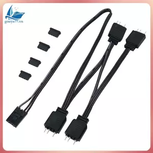 Cáp nối dài bộ chia 1 đến 4 ARGB Kết nối với ARGB 3 chân 5V cho Commander Core và ICUE Commander CORE XT