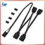 Cáp nối dài bộ chia 1 đến 4 ARGB Kết nối với ARGB 3 chân 5V cho Commander Core và ICUE Commander CORE XT