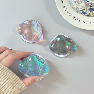 3d Laser Cloud Giá Đỡ Điện Thoại Từ Tính Cho IPhone 17 16 15 14 13 12 Pro Max 14 Plus Có Thể Gập Lại Vòng Tay Co Giãn Để Bàn Đứng P5