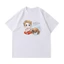 Áo thun tay ngắn GC1 xu hướng thời trang mùa hè unisex, thiết kế anime