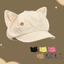 Mũ nồi nữ OUSXA, Tai mèo Anime Newsboy Cap, Họa tiết mèo phổ biến Mũ bóng chày phong cách Nhật Bản ngọt ngào Trang phục hàng ngày