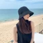 Mũ Rơm PYCOU, Mũ Chống Nắng Có Thể Điều Chỉnh Vành Lớn, Thời Trang Thoáng Khí Ngoài Trời Che Nắng Mũ Đi Biển