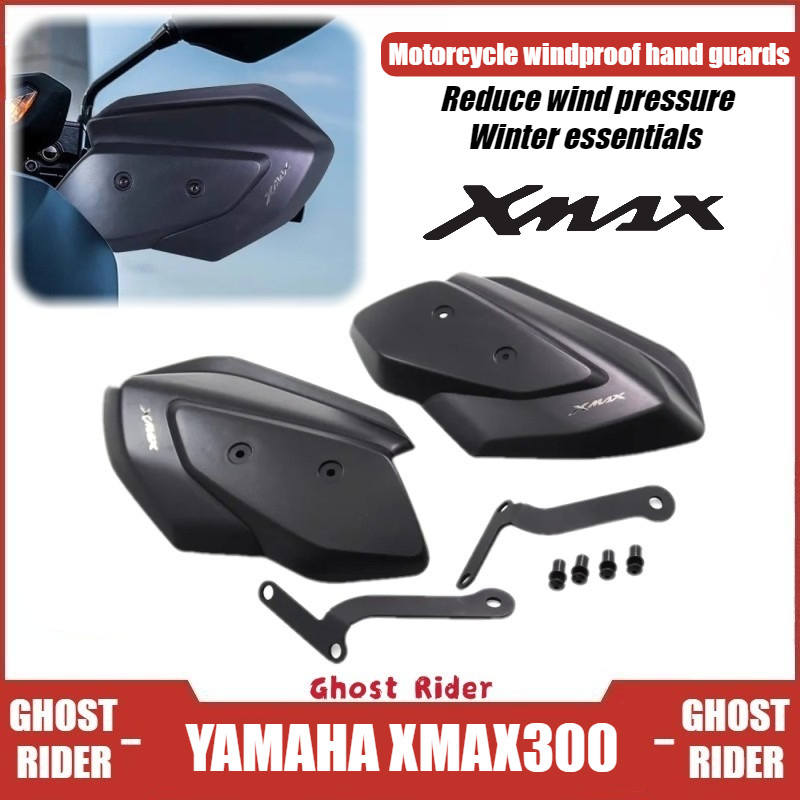 Dành Cho Xe Yamaha XMAX 300 2023-2025 Tay Cầm Kính Chắn Gió Tay Bảo Vệ Gió Chắn Gió Bên Bảng Điều Khiển Lưu Lượng Không Khí