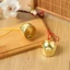 2 Chiếc Chuông Jingle Kim Loại Đồng Nguyên Chất Chuông Mini Vintage Chuông Gió Trung Quốc Năm Mới Mặt Dây Chuyền