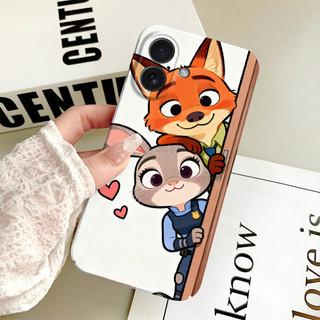 Vỏ Phim Cứng Cặp Đôi Judy Nick Cho Samsung S20 S21 S22 S23 S24 S25 PLUS ULTRA FE A37 A57 A05 A06 A14 A33 A04E A25 NOTE 10 20 A71 A52 A73 A13 A12 Ốp Lưng FLJK