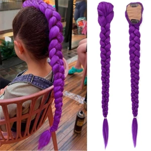 Yoo Tổng Hợp Bện Tóc Giả Xoắn Tóc Bím Tóc Cho Trang Phục Halloween Nhân Vật Hoạt Hình Trang Phục Tiệc