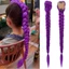 Yoo 26cm Dài Bím Tóc Giả Cho Cosplay Người Hâm Mộ Tiệc Dễ Dàng Lắp Đặt Bảo Trì Thấp Sợi Tổng Hợp