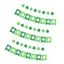Treeling Shamrock Cờ Lanh Patrick Trang Trí Ngày Cỏ Ba Lá Họa Tiết Cờ Vòng Hoa