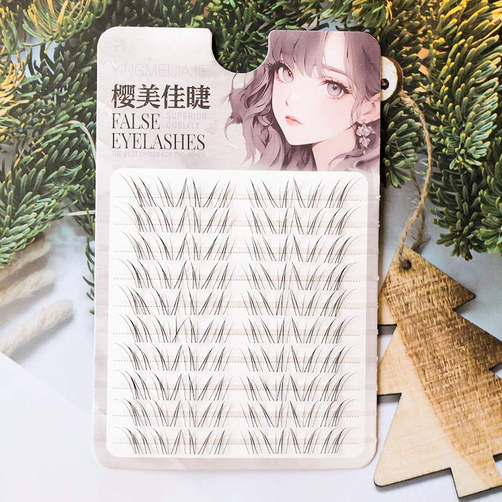 COD+Nhíp tặng kèm✨ Lông mi trên Nhìn tự nhiên Nhẹ phóng to mắt để sử dụng và chụp ảnh hàng ngày