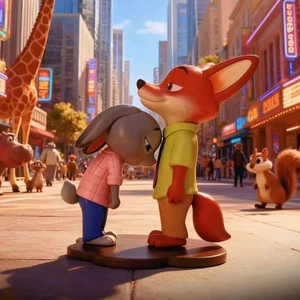 Zootopia Sweet Relies on The Best Partner Series Blind Box Tide To Play Around Đồ trang trí thủ công