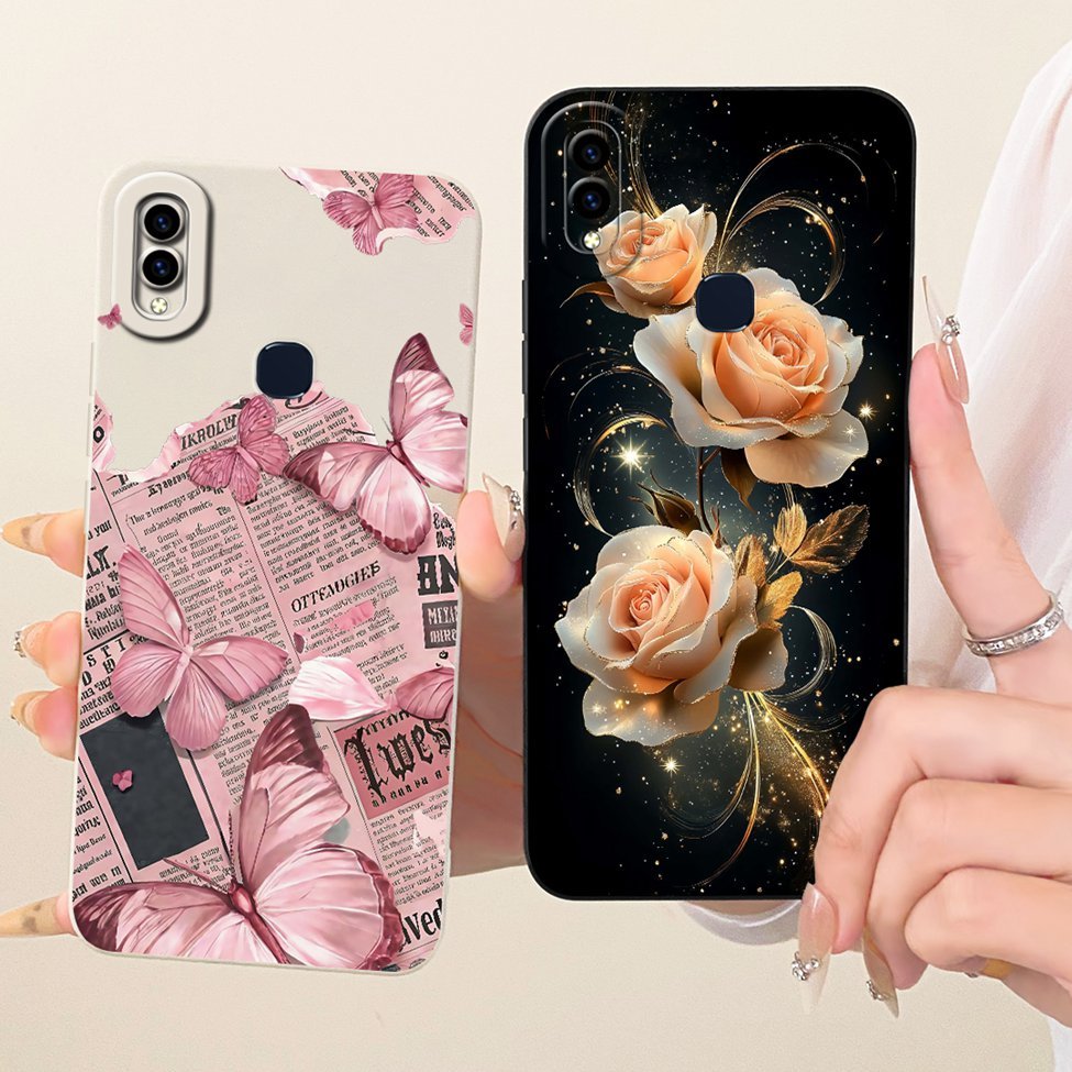 Vivo 1806 Vỏ Vivo V11i Cover Phim hoạt hình thời trang Vỏ điện thoại silicon vẽ ngộ nghĩnh dễ thương VivoV11i