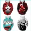 Áo cosplay Geto Suguru Jujutsu Kaisen style unisex, thiết kế 3D oversize