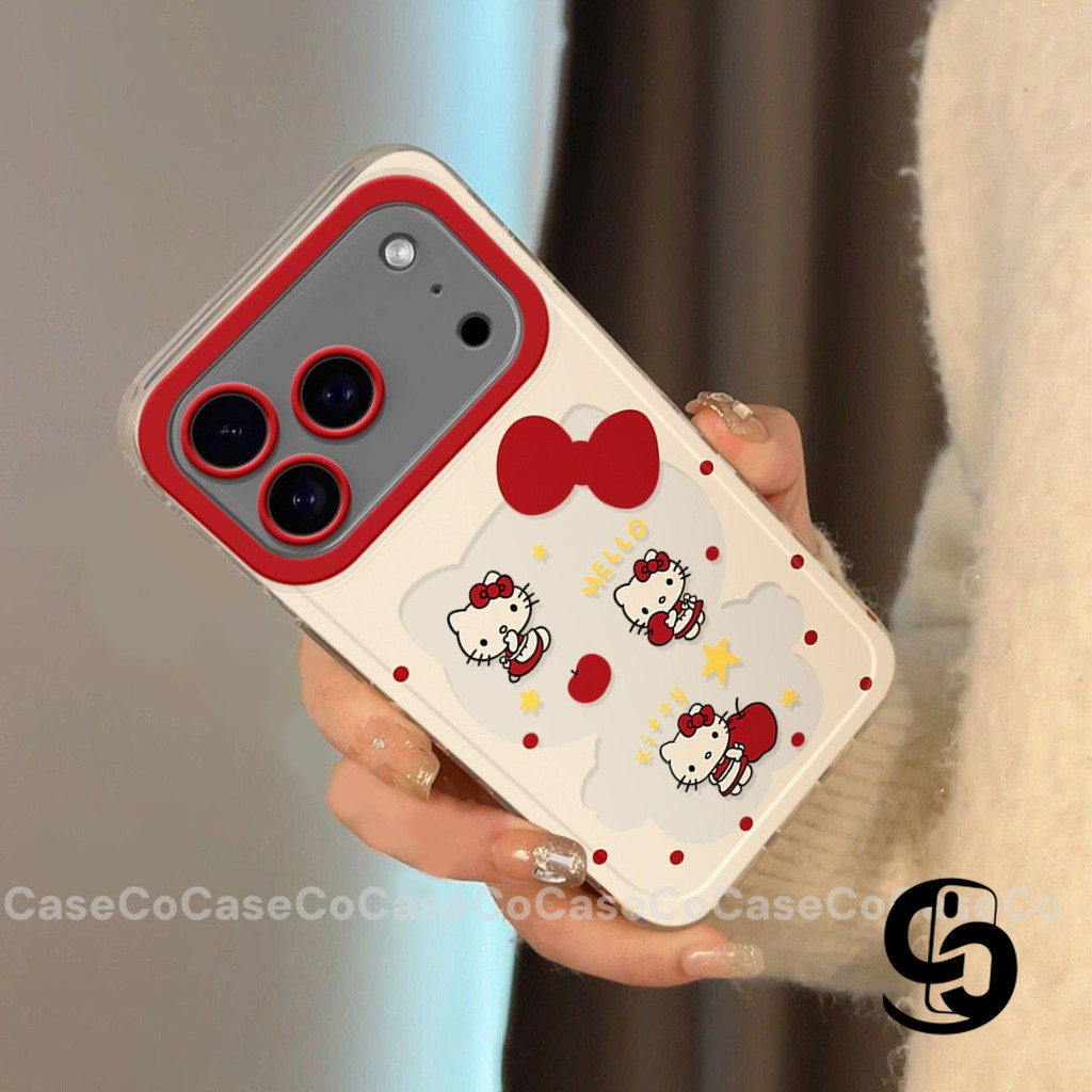 Áp cho IPhone 13 17 12 16 11 14 15 Pro Max 8 14 15 16 7 Plus X XR XS Max Air SE 2020 Ốp điện thoại Hello Kitty dễ thương