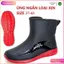 Giày đi mưa chống trượt chống thấm nước size 37-43 hàng nôi địa Trung, Ủng cao su ngắn, Ủng đi phượt