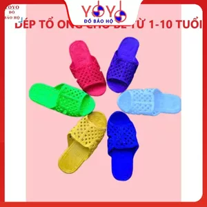 Dép tổ ong trẻ em nhiều màu cho bé từ 1 - 10 tuổi, dép tổ ong cho bé, dép lê
