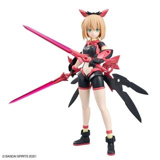 Hàng sẵn có Bandai 30MS Tiasha Dahlia Dress Up Color Matching B Machine Girl Assembly Model