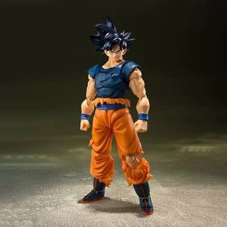 Dragon Ball SHF Đóng góp dễ dàng Goku Kết nối dễ dàng Goku Mô hình trang trí búp bê văn phòng thực hành Goku