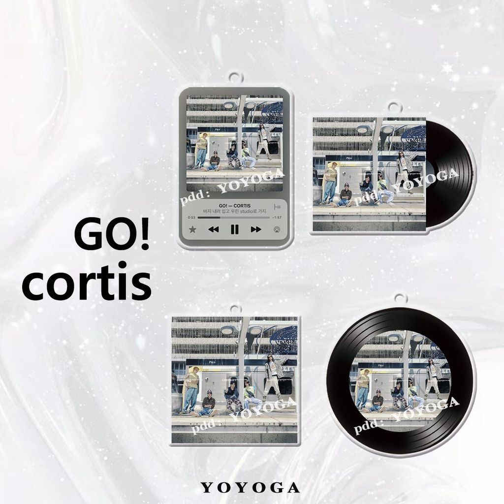 CORTIS xung quanh GO album nên hỗ trợ móc chìa khóa acrylic túi treo An Hao Triệu Vũ Phàm